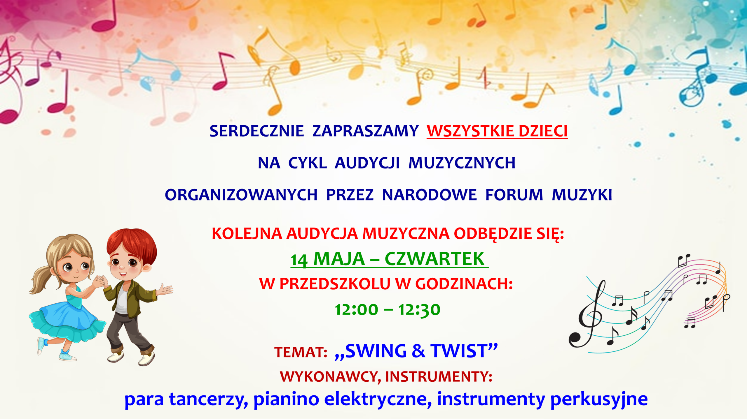 AUDYCJA MUZYCZNA – MAJ