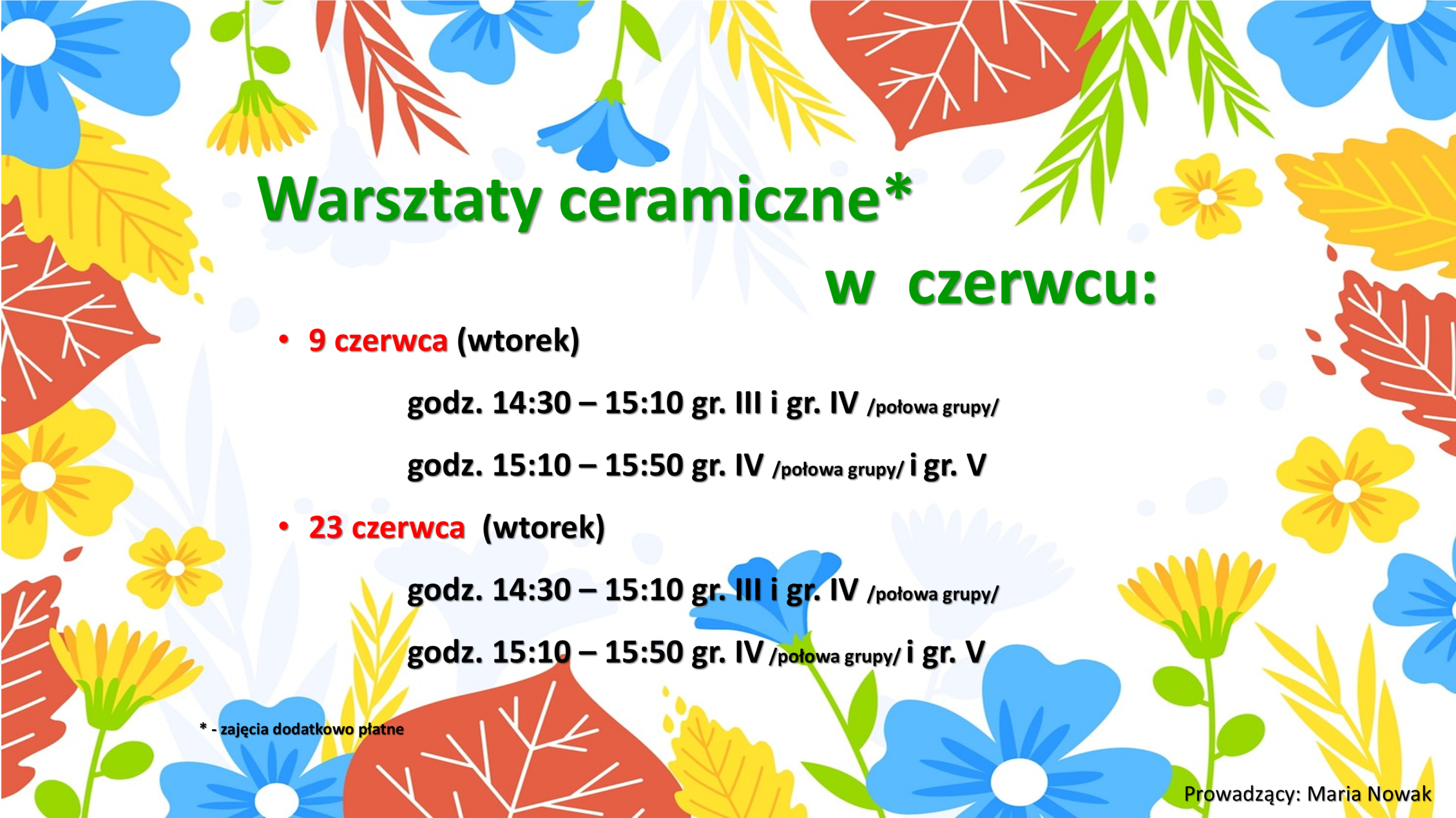 CERAMIKA – CZERWIEC