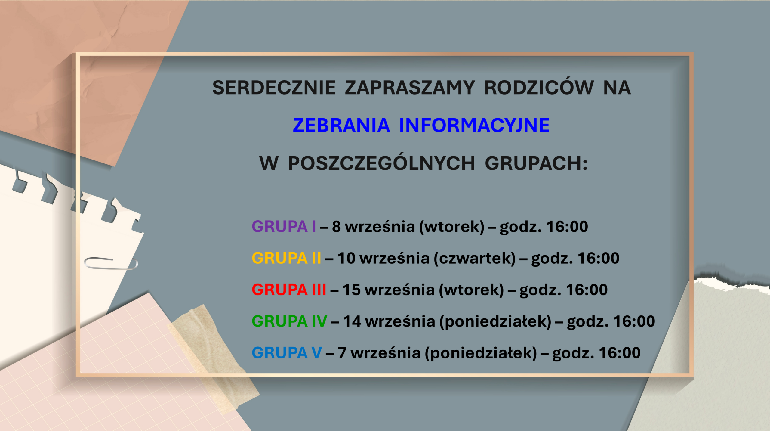 ZEBRANIA INFORMACYJNE