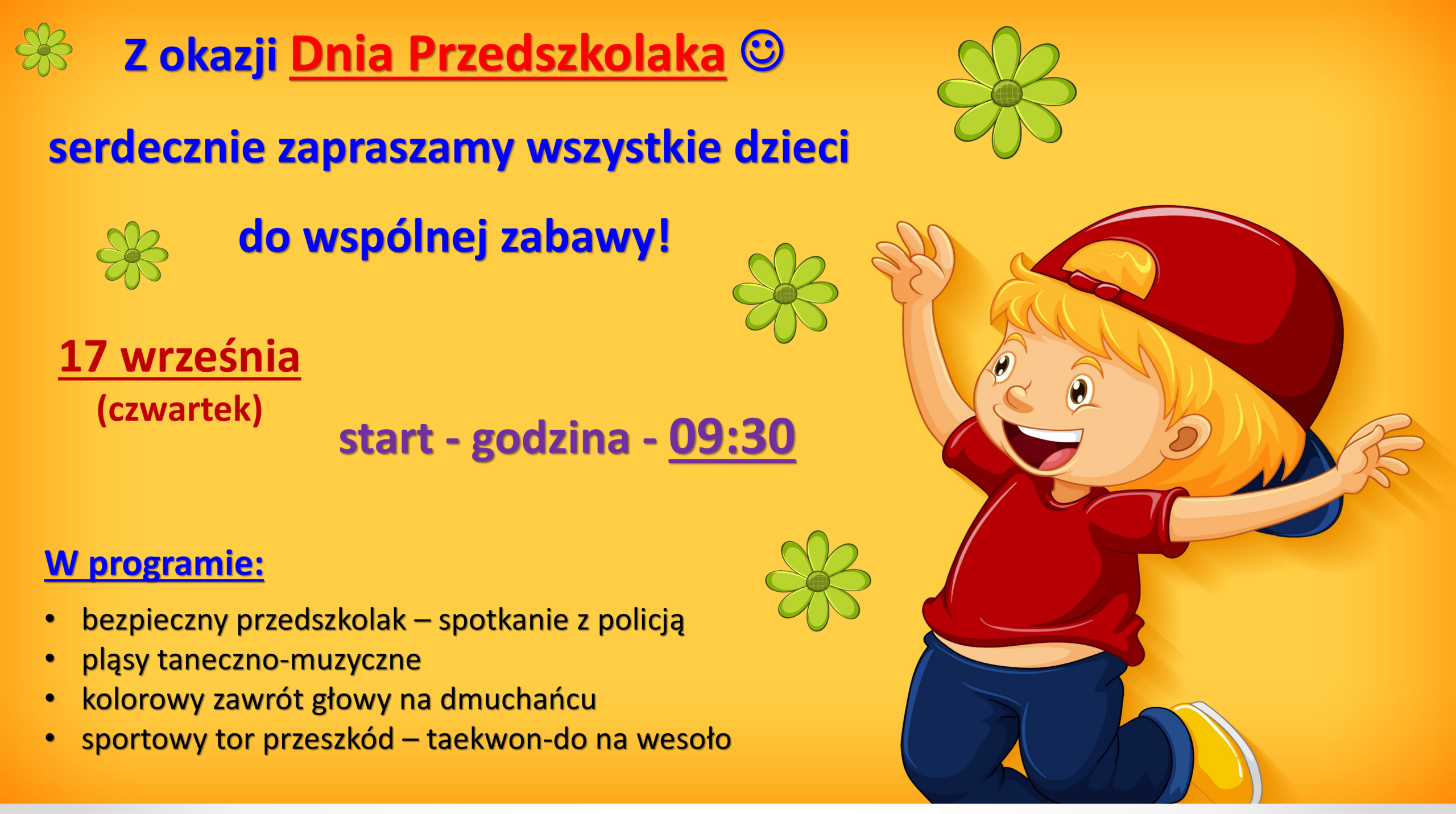 DZIEN PRZEDSZKOLAKA
