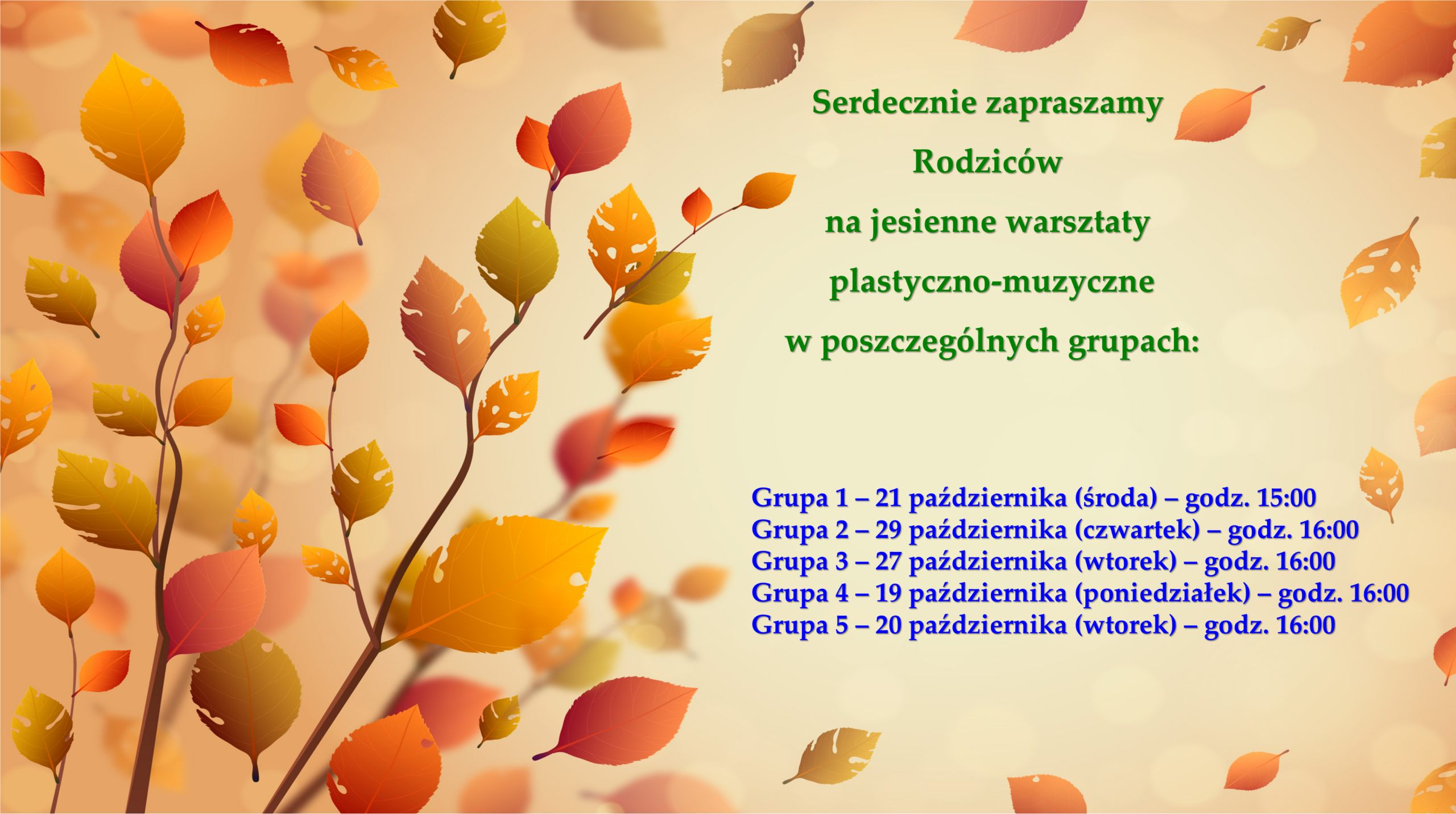 WARSZTATY JESIENNE